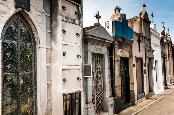 Cementerio de La Recoleta 부에노스 아이레스, 아르헨티나에서 무덤 — 스톡 사진