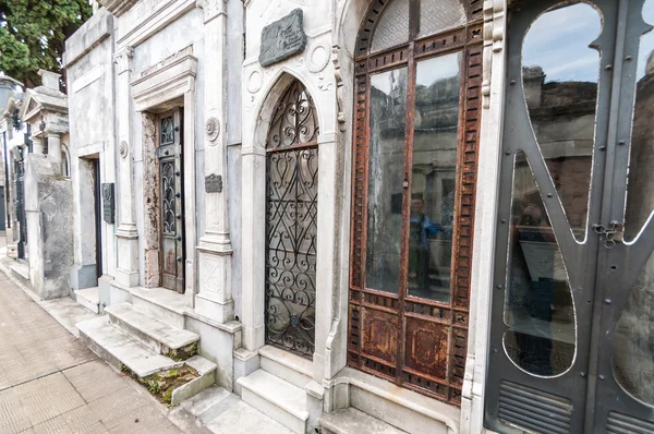 Mausoleo a Cementerio de La Recoleta Buenos Aires, Argentina — Foto Stock