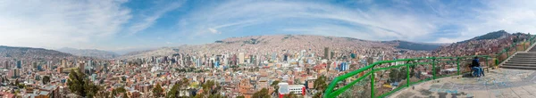 Panorma 360 panoráma města La Paz, Bolívie — Stock fotografie