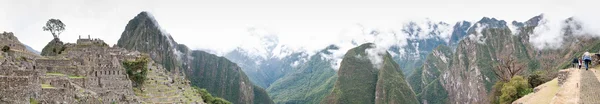 Machu Picchu Panorama Perú, América del Sur UNESCO Patrimonio Mundial — Foto de Stock