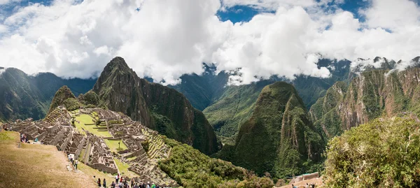 Machu Picchu Panorama Perú, América del Sur UNESCO Patrimonio Mundial — Foto de Stock