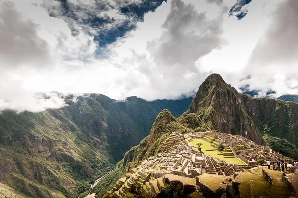 Machu Picchu (Peru, Ameryka Południowa), światowego dziedzictwa Unesco — Zdjęcie stockowe