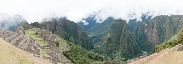 Machu Picchu Panorama Perú, América del Sur UNESCO Patrimonio Mundial — Foto de Stock