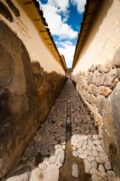 Teraszok és Pisac Urubamba-völgy közelében Cusco (Peru) — Stock Fotó