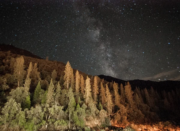 Yosemite Milky Way Estados Unidos National —  Fotos de Stock