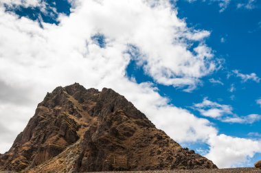 Pisac Urubamba Vadisi (Peru Cuzco teraslarında)