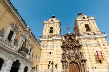 San San francisco kilise görünümü Lima Peru