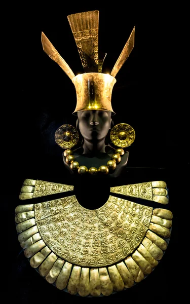 Inca gold museum in Lima Peru — Stock Photo, Image