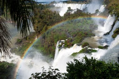 Iguazu Şelaleleri Arjantin doğal görünümünü