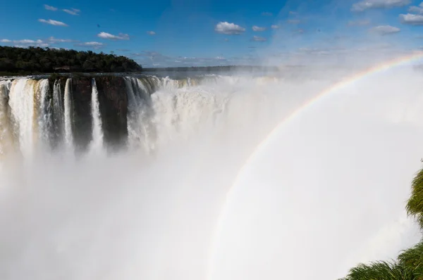 Vue panoramique des cascades d'Iguazu en Argentine — Photo