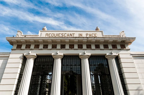 Mausoleo a Cementerio de La Recoleta Buenos Aires, Argentina — Foto Stock