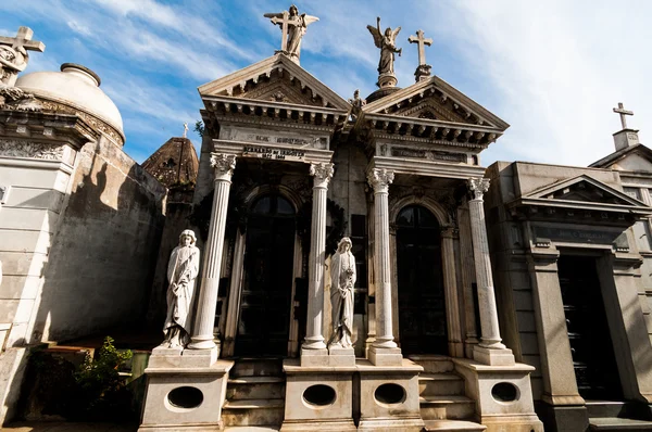 Mausoleum at Cementerio de La Recoleta Buenos Aires, Argentina — Stock Photo, Image