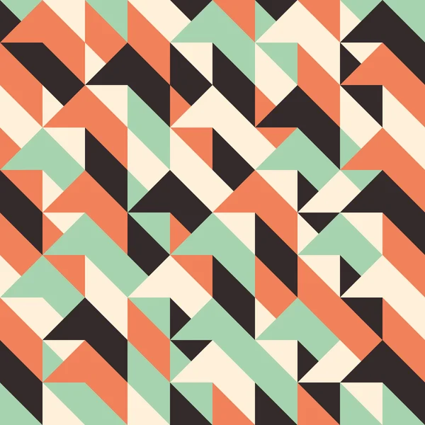 Modèle sans couture avec losanges et triangles . — Image vectorielle