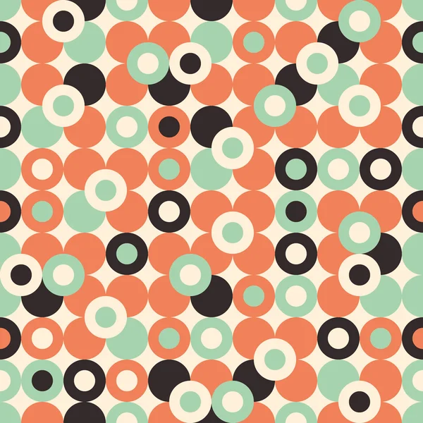 Seamless pattern with large circles. — Stock Vector