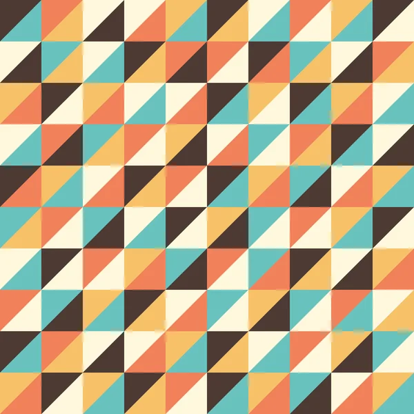 Modèle sans couture avec triangles multicolores . — Image vectorielle