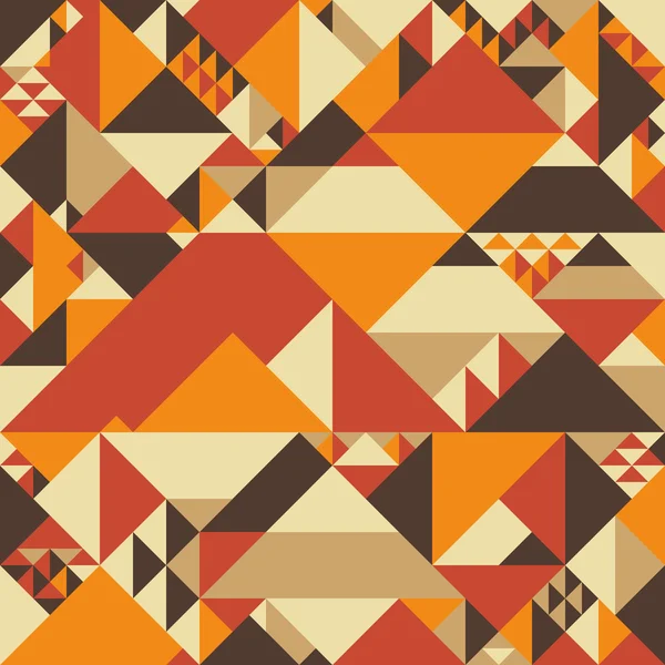 Vintage patrón inconsútil colorido con pirámides . — Vector de stock