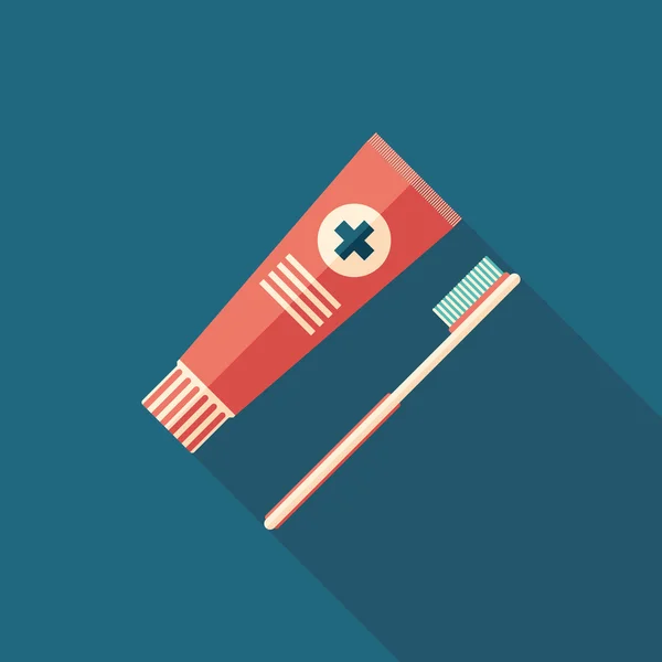 Diş fırçası ve diş fırçası simgesi
