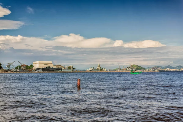 Centro Rio Janeiro Brasil Diciembre 2020 Embarcaciones Navales Atracadas Rio —  Fotos de Stock