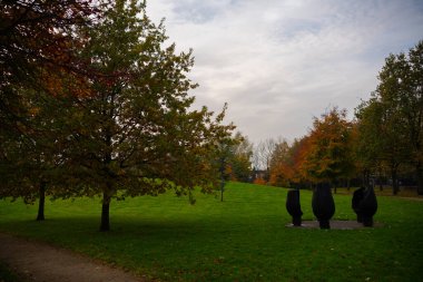 Dundalk, İrlanda: 11 Kasım 2020: Ice House Hill Park Dundalk