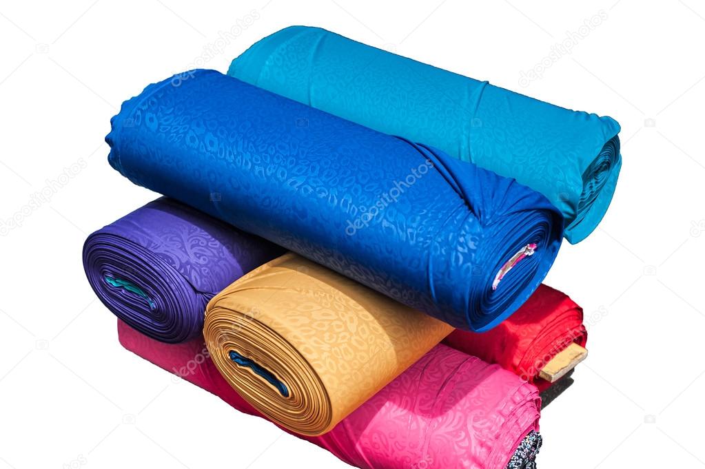 Rolls of cloth