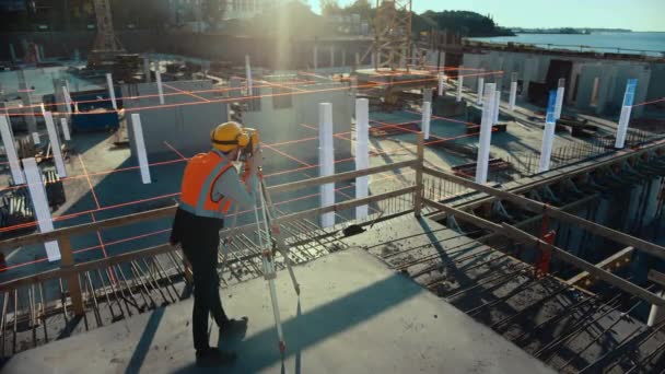 Construção Construção 3D Building — Vídeo de Stock