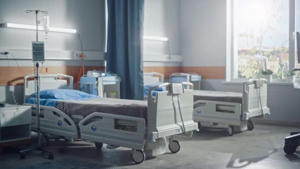 Νοσοκομείο Ward, Coronavirus Τμήμα — Αρχείο Βίντεο