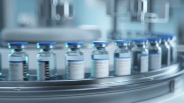 Covid 19 Aşı Üretim Taşıyıcı Kuşağı