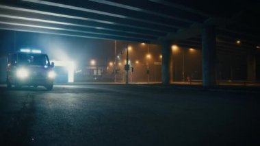 Ambulans Aracı Kaza mahalline varmak üzere.