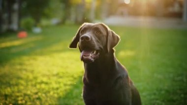 Labrador Retriver Köpeği Dışarıda