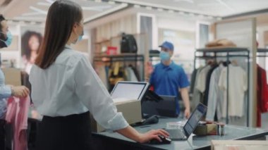 Giyim Mağazası Satış Tezgahı Teslimatı