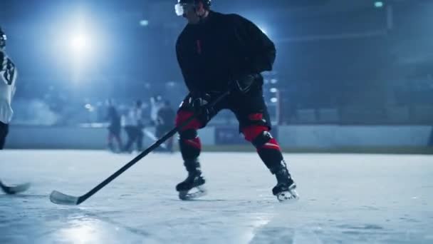 Ishockeylag spelar — Stockvideo