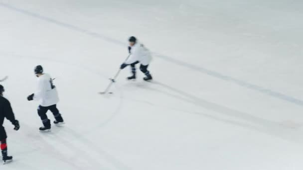 Jeu aérien de hockey sur glace — Video