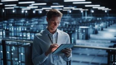 Veri Merkezi Spektialist Tablet Bilgisayarı Kullanıyor