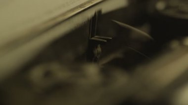 Vintage el ile daktilo türüne