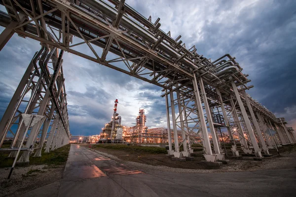 Planta de procesamiento de petróleo y gas —  Fotos de Stock