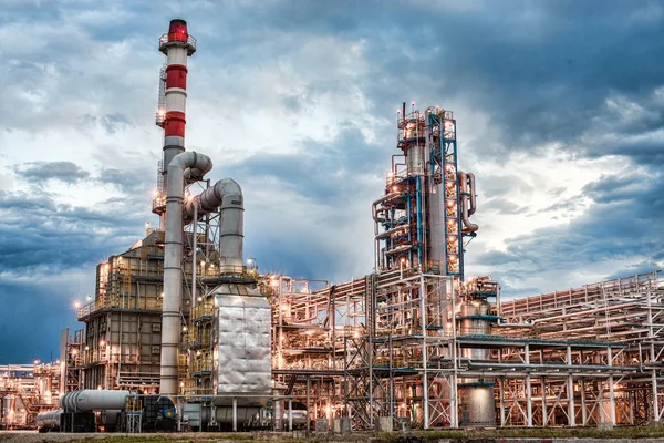 Olie- en gasverwerkingsbedrijf — Stockfoto