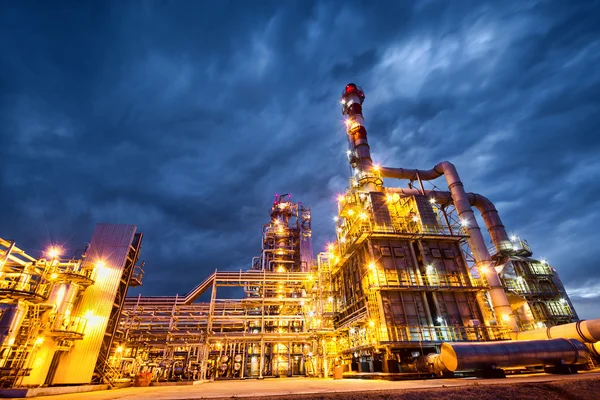 Impianto di trattamento del petrolio e del gas — Foto Stock