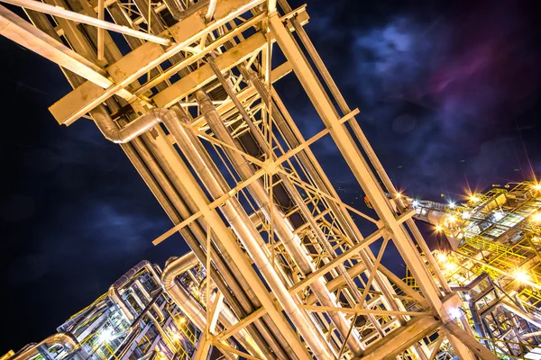 Unidade de processamento de petróleo e gás — Fotografia de Stock