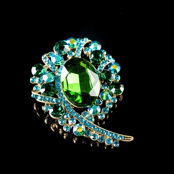 Broche bijoux précieux — Photo