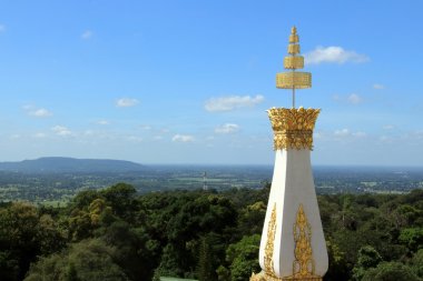 Beyaz pagoda Tayland.