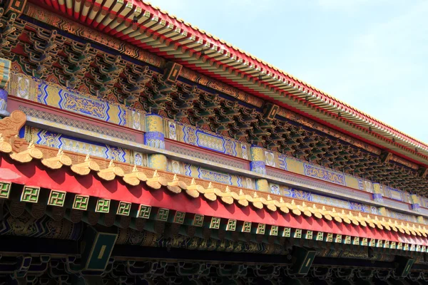 Telhado do templo chinês — Fotografia de Stock