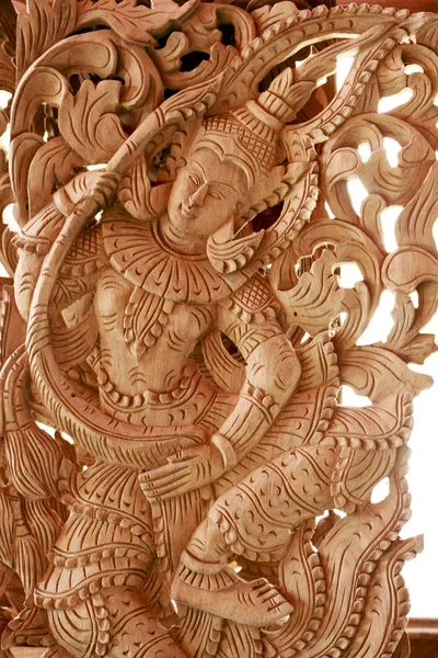 Ahşap oyma desen el yapımı