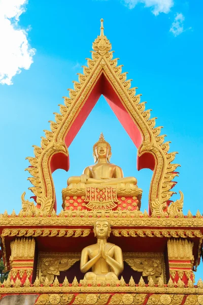 Altın Buda heykeli — Stok fotoğraf