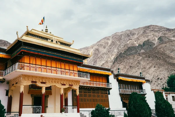 Nubra Vadisi 'ndeki Samstanling Tibet manastırı, Sumur, Ladakh bölgesi, Kuzey Hindistan