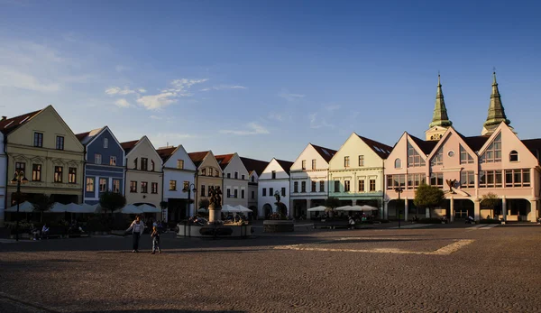 Slowakije, Zilina oude stadsplein Stockafbeelding