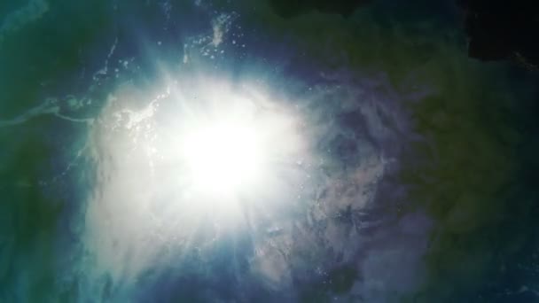 水から太陽 — ストック動画