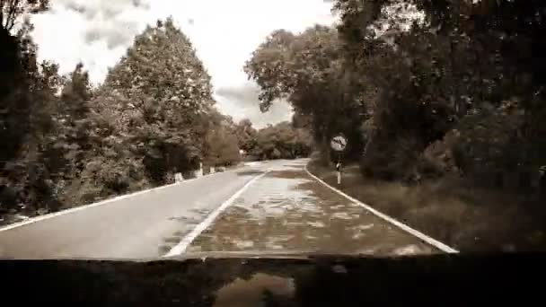 Voiture vue près de Rabac — Video