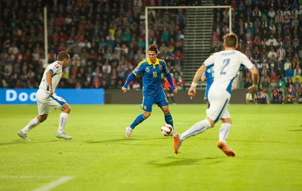 UEFA EURO 2016   Slovakia - Ukraine match on September 8, 2015 — Stock fotografie