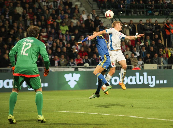 UEFA EURO 2016   Slovakia - Ukraine match on September 8, 2015 — Stockfoto