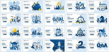 İniş sayfası şablonları, büyük Covid-19 Coronavirus koleksiyonu, doktor ve hemşireler covid-19 Coronavirus 'la savaşıyor. Web pankartı, bilgi grafikleri, iniş sayfası, web şablonu için kullanılabilir. düz vektör illüstrasyonu